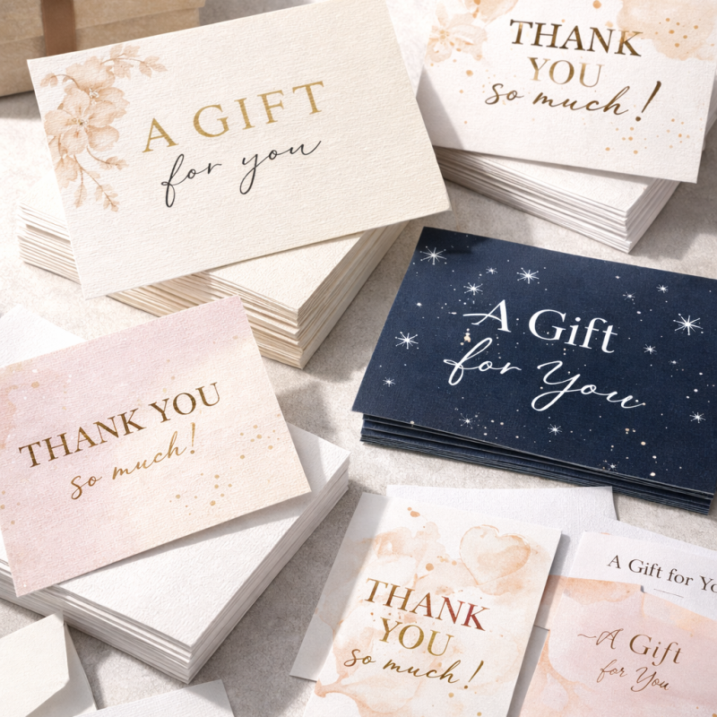 TARJETA DE REGALO - AGRADECIMIENTO